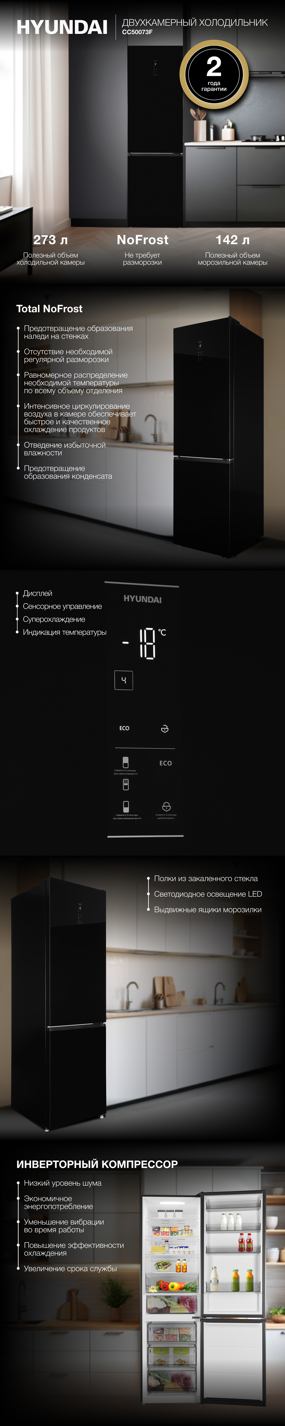 冷凍PS200 F50 H10 Hyundai CC50073F ЧЕРНОЕ СТЕКЛО